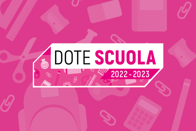 Dote Scuola 2022/2023 - materiale didattico - scade il 12 luglio 2022