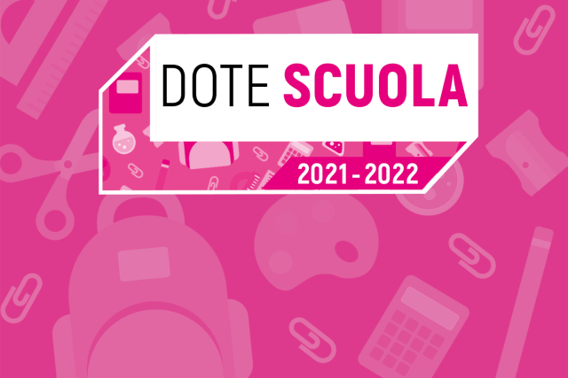 Dote Scuola 2021/2022 - BUONO SCUOLA - domande entro il 21 dicembre